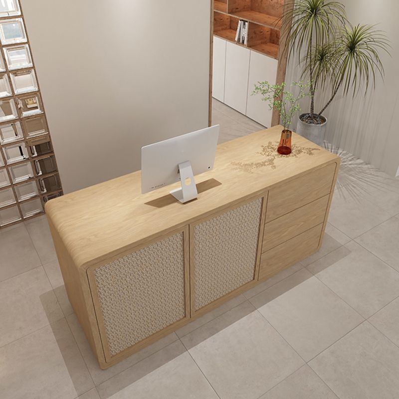 Contemporary Style Wood Rectangle Patio Bar Table for Living Room Clearhalo 'Bar Furniture' 'Bar Tables' 'bar_tables' 'furn' 'furn_bar_tables' 'Furniture' 'Kitchen & Dining Furniture' 1200x1200_0f6fb374-a2d1-4e3c-a8ee-fe22b8cab450