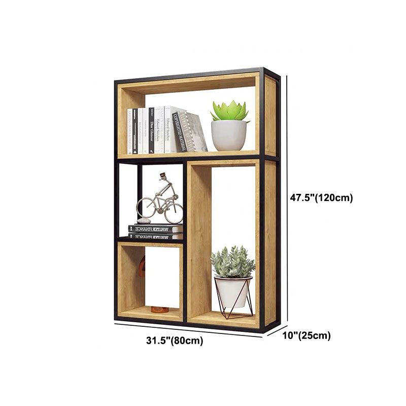 9.84"W Bookcase Industrial Style Open Back Bookcase for Home Study Room Office Clearhalo 'Bookcases' 'furn' 'furn_bookcases' 'Furniture' 'furniture_bookcases' 'kitchen' 'kitchen_bookcases' 'Living Room Furniture' 'Office Furniture' 1200x1200_0f7001df-0caa-4d1d-85bd-104a2fe9dfc6