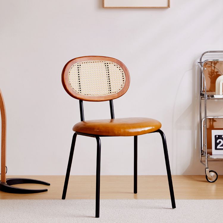 Armless Dining Chairs Industrial Side Chairs for Dining Room Clearhalo 'Dining Chairs' 'Dining Tables & Seating' 'dining_chair' 'furn' 'furn_dining_chair' 'Furniture' 'Kitchen & Dining Furniture' 1200x1200_0f7422cc-4fbe-49f0-8f99-9fded4bd4fa0