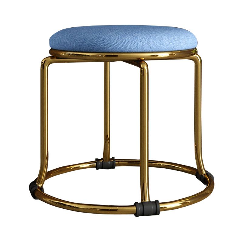 Fabric Standard Stool Modern Style Simple Household Round Stool Clearhalo 'furn' 'furn_ottomans_poufs' 'Furniture' 'Living Room Furniture' 'Ottomans & Poufs' 'ottomans_poufs' 1200x1200_0f7595e9-738a-4eaa-b798-85e53a758fa2