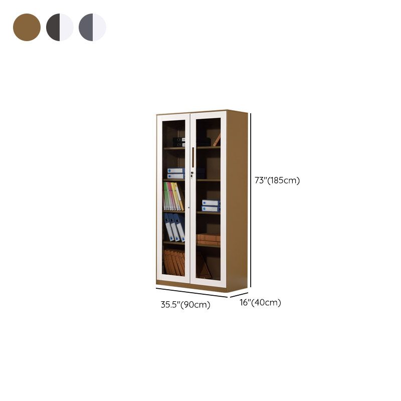 Armoire de fichiers contemporaine Cadre en acier à liborde verticale avec serrure de clé