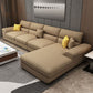 Modern Reversible Chaise Sofa with Pillows Flared Arm Sectionals for Living Room Clearhalo 'furn' 'furn_sectionals' 'Furniture' 'furniture_sectionals' 'kitchen' 'kitchen_sectionals' 'Living Room Furniture' 'Sectionals' 1200x1200_0f780b01-0066-4dfc-bd76-01c012de5f41