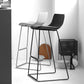 Industrial Indoor Armless Stool Plastic Bar Stool with Upholstered Clearhalo 'Bar Furniture' 'Bar Stools' 'bar_stools' 'furn' 'furn_bar_stools' 'Furniture' 'Kitchen & Dining Furniture' 1200x1200_0f7a4e3f-3e6f-41a6-a480-16017d118c5c