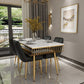 Nordic 1/4/5/7 Pieces Dining Set Rectangle Stone Dining Table for Kitchen Clearhalo 'Dining Room Sets' 'Dining Tables & Seating' 'dining_room_set' 'furn' 'furn_dining_room_set' 'Furniture' 'Kitchen & Dining Furniture' 1200x1200_0f7e3c08-2dfd-4bce-a7f8-3a02d785229f