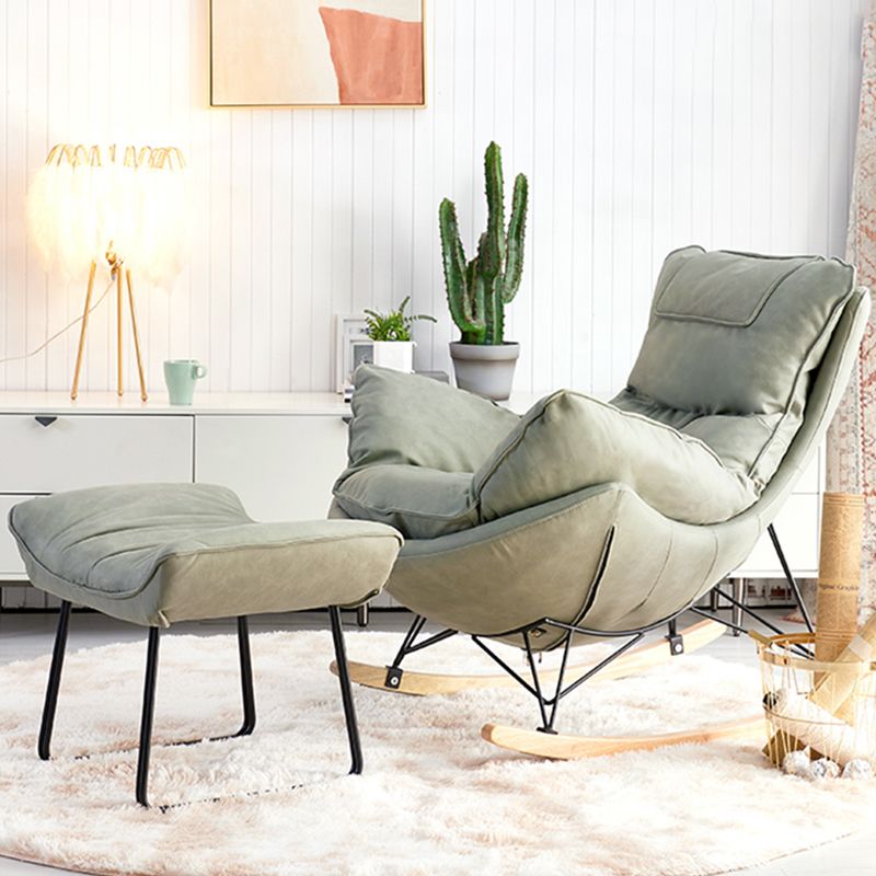 Chaise d'accentuation à bascule décontractée, canapé de loisirs pour balcon et salon