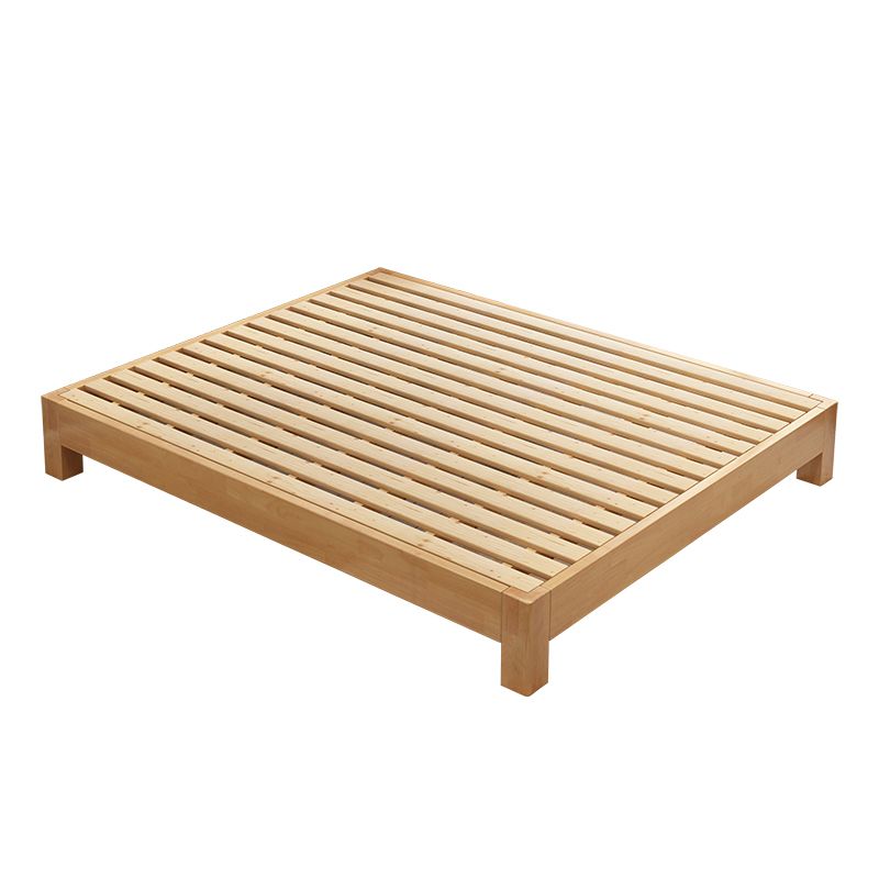 Eigentijdse vaste kleur houten bedframe 9,84 "h tatami bed