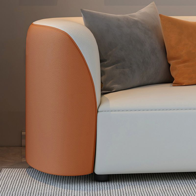 Coussin arrière sectionnelles de canapé en coupe courbée