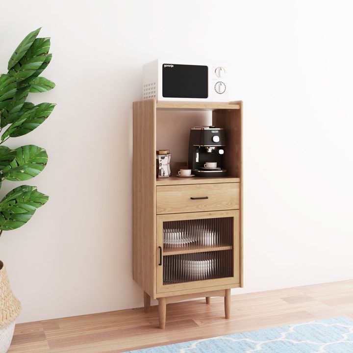 1 Drawer 1 Door Cupboard 68" Height Kitchen Sideboard for Dining Room Clearhalo 'buffet_sideboard' 'Buffets & Sideboards' 'furn' 'furn_buffet_sideboard' 'Furniture' 'Kitchen & Dining Furniture' 1200x1200_0f844b46-41ba-4a10-8773-b873b65ccba7