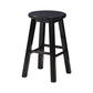 Dining Room Simple Style Wood Barstool Wood 4 Legs Bar Stool with Pedal