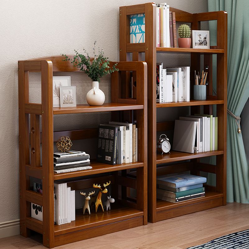 Contemporary Standard Bookshelf Wooden Open Back Bookcase with Shelves Clearhalo 'Bookcases' 'furn' 'furn_bookcases' 'Furniture' 'Office Furniture' 1200x1200_0f859154-ad46-48d0-8942-33e4bae9cea6