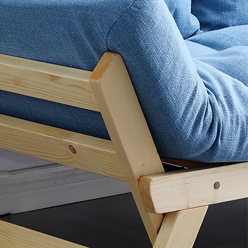 Modern Wood and Fabric Sofa Convertible Flared Arm Sofa for Living Room Clearhalo 'Furniture' 'furniture_sofas' 'kitchen' 'kitchen_sofas' 'Living Room Furniture' 'Sofa' 'sofas' 1200x1200_0f85d294-f985-4bc8-92a0-2074c451f3e1