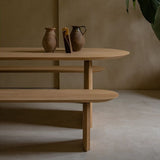 Oval Double Pedestal Modern Dining Table Wood Color Fixed Table of Solid Wood Clearhalo ' dining_table' 'Dining Tables & Seating' 'Dining Tables' 'furn' 'furn_dining_table' 'Furniture' 'furniture_dining_table' 'Kitchen & Dining Furniture' 'kitchen&dining_furn' 'kitchen' 'kitchen_dining_table' 1200x1200_0f85fa22-171a-4255-961b-e663691a3a83