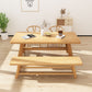 Contemporary 1/2/5/7 Pieces Dinette Set Solid Wood Dining Room Table and Chair Set Clearhalo 'Dining Room Sets' 'Dining Tables & Seating' 'dining_room_set' 'furn' 'furn_dining_room_set' 'Furniture' 'furniture_dining_room_set' 'Kitchen & Dining Furniture' 'kitchen&dining_furn' 'kitchen' 1200x1200_0f864a8c-3281-4d82-b1c1-b35b1e034fa9