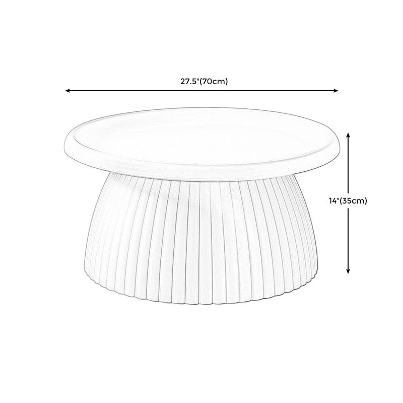 Modern Round Pedestal Coffee Table Acrylic Pink Coffee Table Clearhalo 'Coffee & Accent Tables' 'Coffee Tables' 'coffee_tables' 'furn' 'furn_coffee_tables' 'Furniture' 'furniture_coffee_tables' 'Living Room Furniture' 1200x1200_0f87007e-31c1-4e4b-873a-6bd89bbceb5c