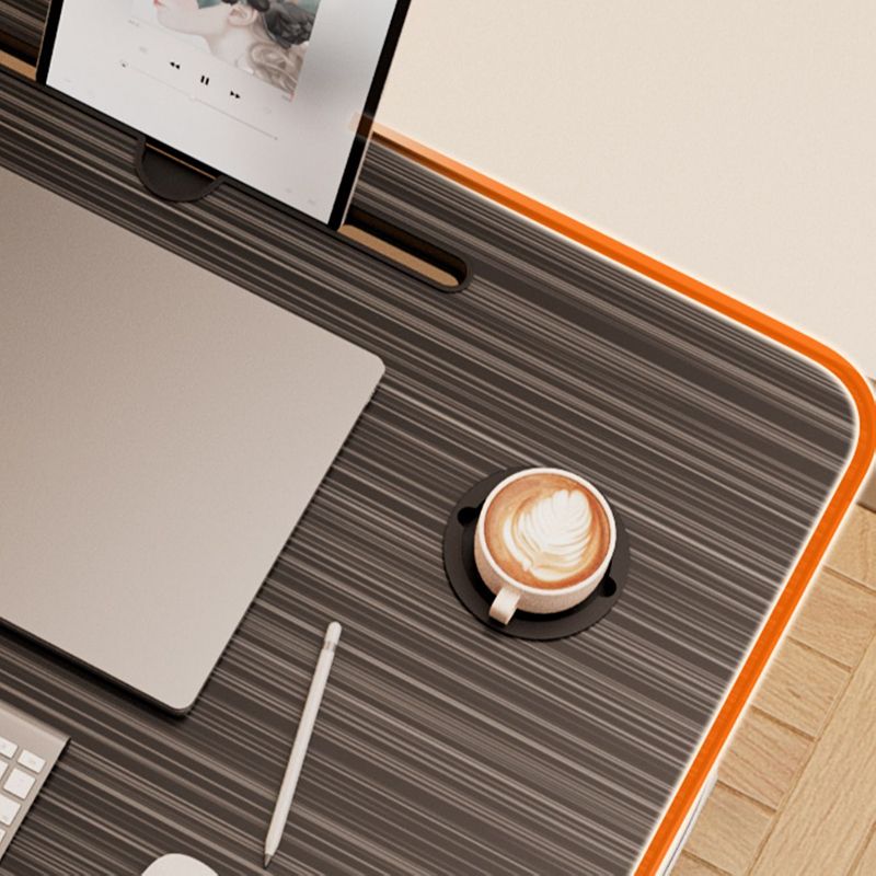 Contemporary Engineered Wood Writing Desk Bedroom Office Desk with White Legs Clearhalo 'furn' 'furn_office_desk' 'Furniture' 'Office Desks' 'Office Furniture' 'office_desk' 1200x1200_0f883ae9-cc1e-4749-a2ab-b8741e00ba80