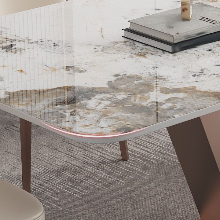 Stone Nordic 1/2/5/6 Pieces Dining Set with Leather Chairs Dining Furniture Clearhalo 'Dining Room Sets' 'Dining Tables & Seating' 'dining_room_set' 'furn' 'furn_dining_room_set' 'Furniture' 'furniture_dining_room_set' 'Kitchen & Dining Furniture' 'kitchen&dining_furn' 'kitchen' 1200x1200_0f8b52b7-d0f8-48c9-8257-0a7a1dab19c8