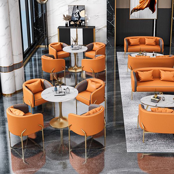 Round Tulip Base Dinette Table Traditional Luxury Stone Dining Room Collection Clearhalo ' dining_table' 'Dining Tables & Seating' 'Dining Tables' 'furn' 'furn_dining_table' 'Furniture' 'furniture_dining_table' 'Kitchen & Dining Furniture' 'kitchen&dining_furn' 'kitchen' 'kitchen_dining_table' 1200x1200_0f8d4bd3-3575-4414-b234-2dc841c4017e