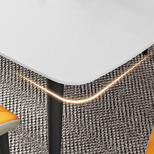 Tavolo da pranzo in pietra sinterizzato tavolo da pranzo industriale per cucina