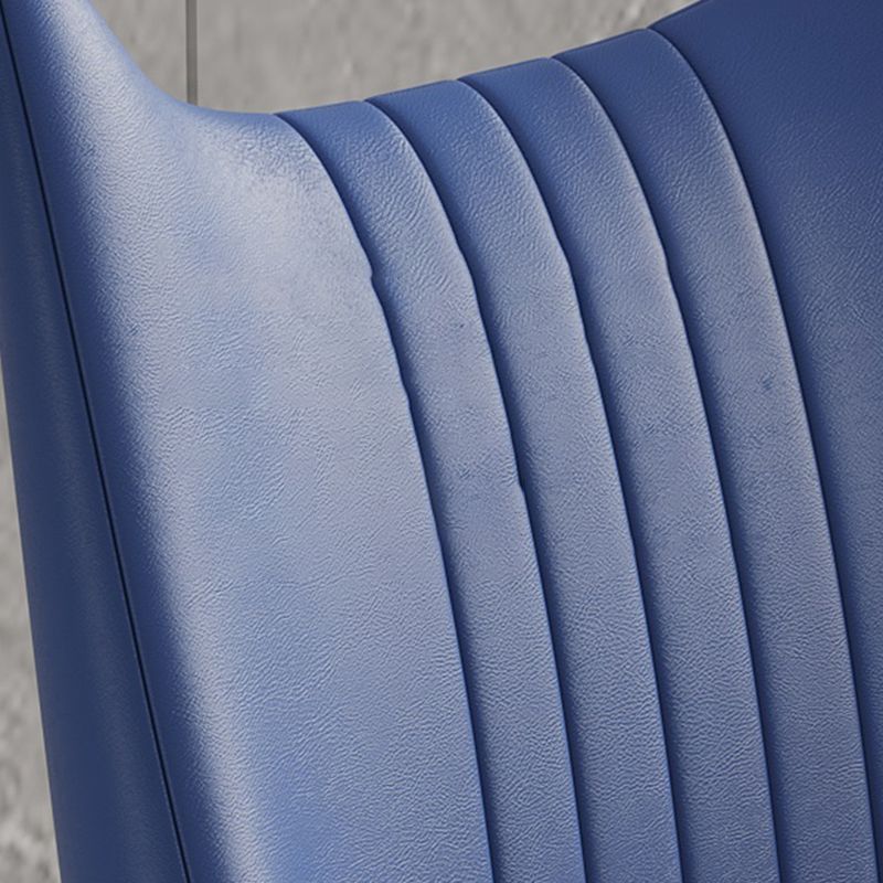 Nordic Style Leather Dining Chairs Armless Solid Back Chair for Home Clearhalo 'Dining Chairs' 'Dining Tables & Seating' 'dining_chair' 'furn' 'furn_dining_chair' 'Furniture' 'furniture_dining_chair' 'Kitchen & Dining Furniture' 1200x1200_0f8f5ec7-c919-4a00-a45d-273b57b117fb