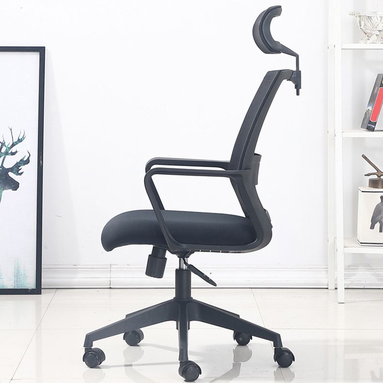 Contemporary Adjustable Office Chair Mid-Back Swivel Desk Chair Clearhalo 'furn' 'furn_office_chair' 'Furniture' 'Office Chairs' 'Office Furniture' 'office_chair' 1200x1200_0f90b84c-1b7d-4e72-aa1d-4b0b63c9e633