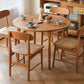 Round Dining Dinette Table Simplicity Style 4-foot Solid Wood Home Furniture Clearhalo ' dining_table' 'Dining Tables & Seating' 'Dining Tables' 'furn' 'furn_dining_table' 'Furniture' 'furniture_dining_table' 'Kitchen & Dining Furniture' 'kitchen&dining_furn' 'kitchen' 'kitchen_dining_table' 1200x1200_0f924c55-fb7d-4c5b-aaf9-3181b386b9d8