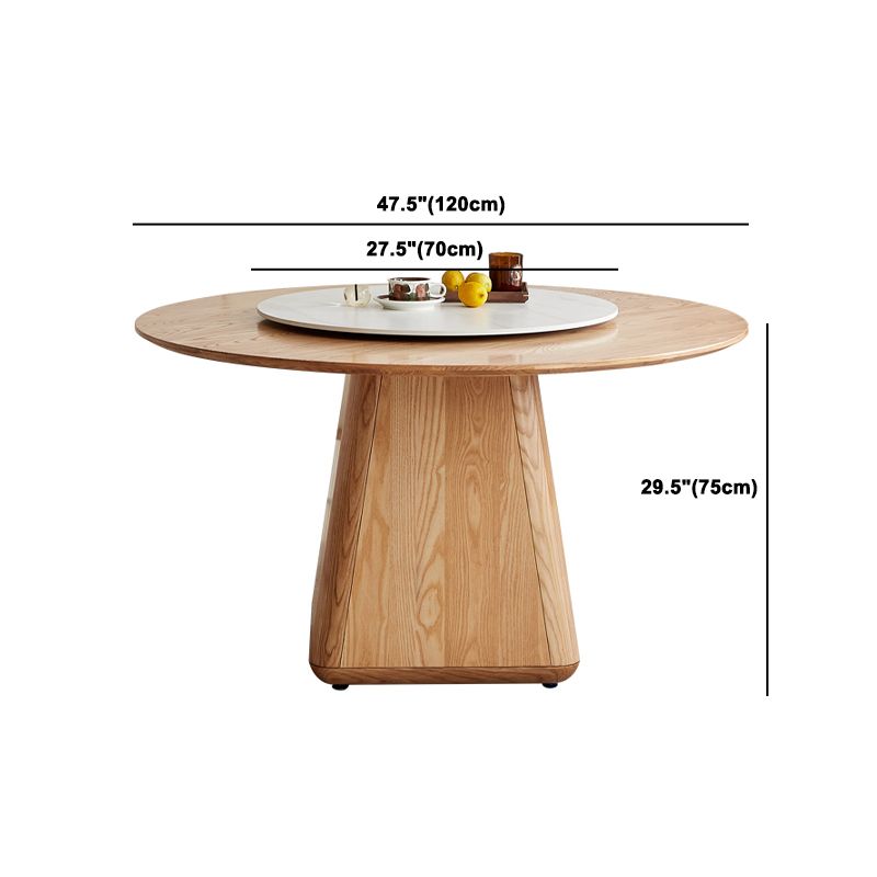 Juego de comedor contemporáneo de 1/4/5/7 piezas, muebles de comedor de madera maciza con sillas con respaldo macizo