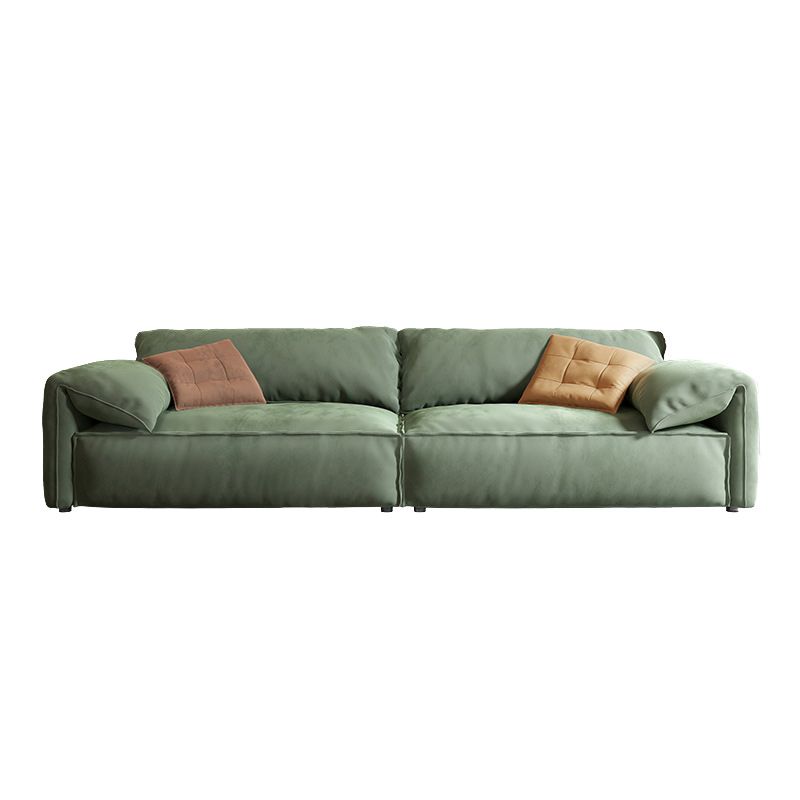 Fabric Living Room Pillow Top Arm Standard Cushions Green Settee Clearhalo 'furn' 'furn_sofas' 'Furniture' 'furniture_sofas' 'kitchen' 'kitchen_sofas' 'Living Room Furniture' 'Sofa' 'sofas' 1200x1200_0f993c5b-c2fb-49eb-b623-f5c3f724f121