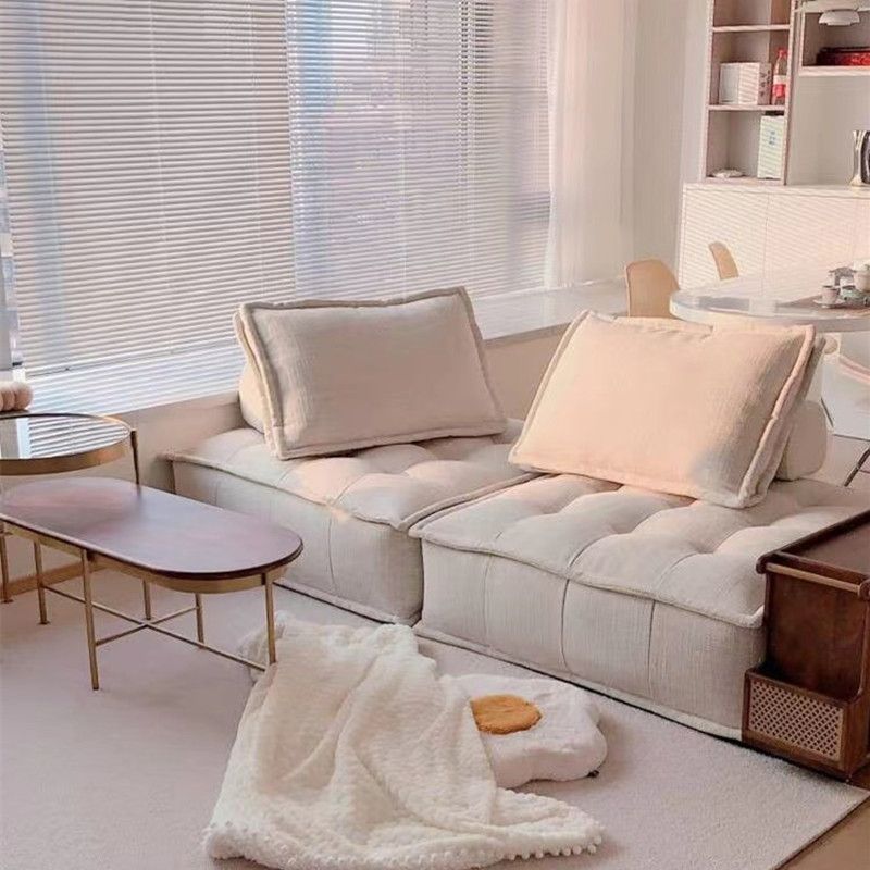 Faux leather Parsons Chair Removable Cushions Armless Chair for Living Room Clearhalo 'Accent Chairs' 'accent_chairs' 'Chairs & Seating' 'furn' 'furn_accent_chairs' 'Furniture' 'furniture_accent_chairs' 'Living Room Furniture' 1200x1200_0f99b741-6192-4453-ba34-6ce909b937a3