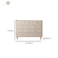 15,6-inch W opbergkist Klassiek Glam Stone opbergkistcommode