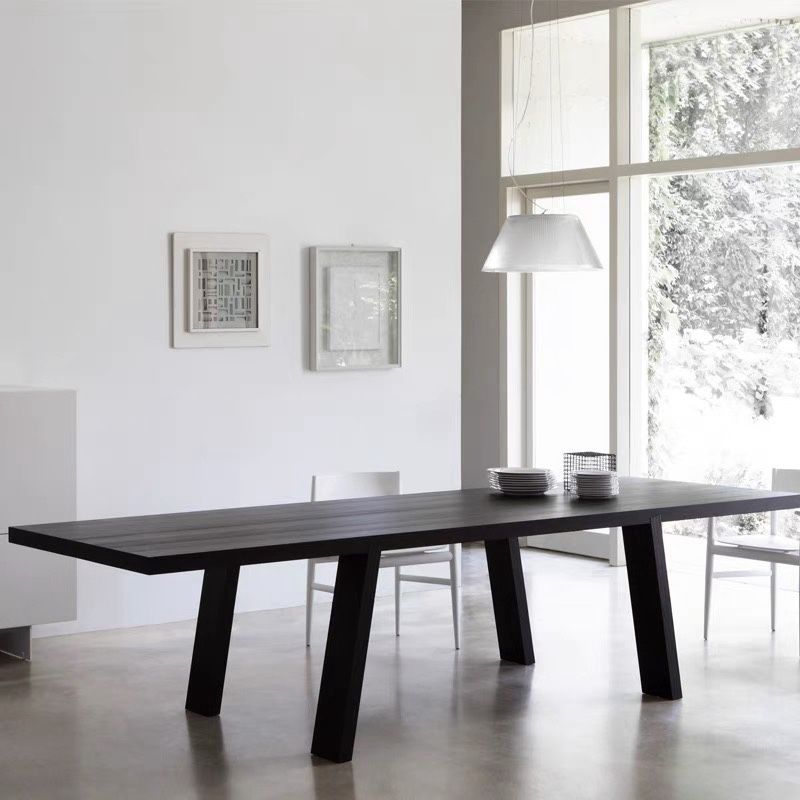 Modern Ash Solid Wood Table for Restaurant Rectangle Kitchen Table with 4 Legs Clearhalo ' dining_table' 'Dining Tables & Seating' 'Dining Tables' 'furn' 'furn_dining_table' 'Furniture' 'furniture_dining_table' 'Kitchen & Dining Furniture' 'kitchen&dining_furn' 'kitchen' 'kitchen_dining_table' 1200x1200_0f9ae8a4-a03a-4f01-9f5c-771b2d974b88