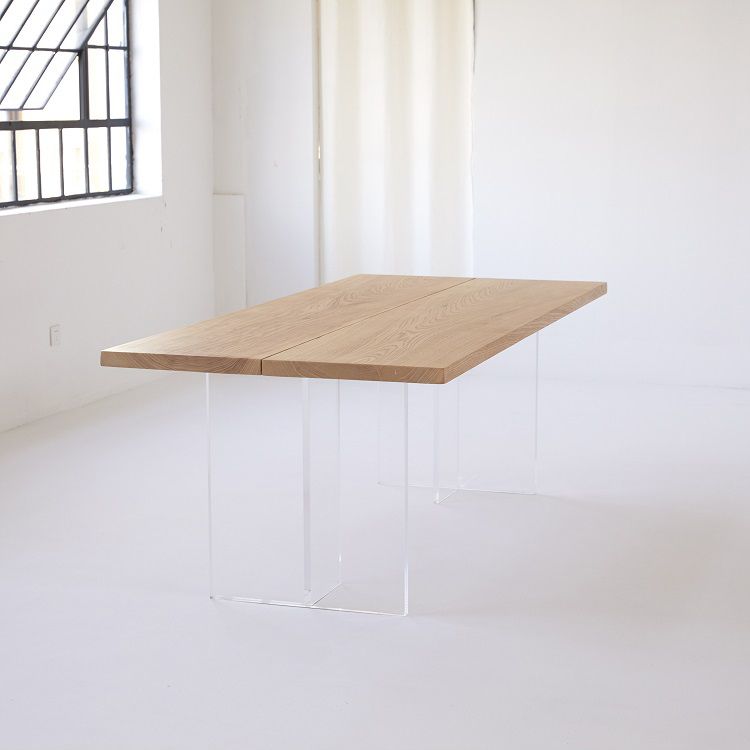 Contemporary Rectangle Standard Dining Table Solid Wood Dining Table with Double Pedestal Base Clearhalo ' dining_table' 'Dining Tables & Seating' 'Dining Tables' 'furn' 'furn_dining_table' 'Furniture' 'furniture_dining_table' 'Kitchen & Dining Furniture' 'kitchen&dining_furn' 'kitchen' 'kitchen_dining_table' 1200x1200_0f9b4f39-d439-4070-b517-5c736dac2fd3