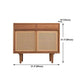 Sideboard contemporanea Porte Rattan Pinna armadio per soggiorno per soggiorno