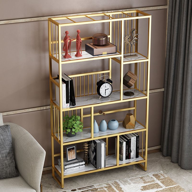 Etagere boekenplank moderne metel boekenplank voor woonkamer 70,9 "h x 11.8" w