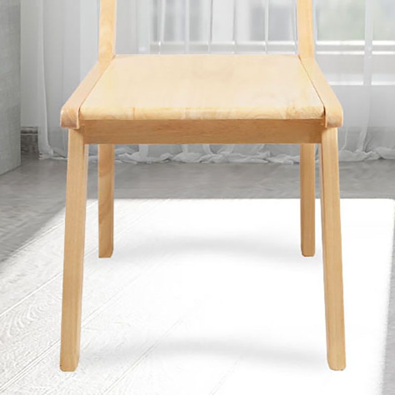 Contemporary Style Open Back Chair Wood Kitchen Dining Armless Chair Clearhalo 'Dining Chairs' 'Dining Tables & Seating' 'dining_chair' 'furn' 'furn_dining_chair' 'Furniture' 'furniture_dining_chair' 'Kitchen & Dining Furniture' 1200x1200_0fa21014-42e5-4c5a-9ecf-e98fd9f0fbd3