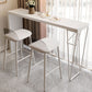 Modern White Bistro Bar Table Rectangle Solid Wood Bar Table for Home Clearhalo 'Bar Furniture' 'Bar Tables' 'bar_tables' 'furn' 'furn_bar_tables' 'Furniture' 'Kitchen & Dining Furniture' 1200x1200_0fa398bc-f5a1-46ec-b254-b477f4353fe0