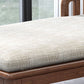 Walnut Slipcovered Cotton Blend Chaise Lounge Couch with Square Arms Clearhalo 'Chairs & Seating' 'Chaise Lounge' 'chaise_lounge' 'furn' 'furn_chaise_lounge' 'Furniture' 'Living Room Furniture' 1200x1200_0fa3f098-f395-4eb0-8218-19ac476c9fc8
