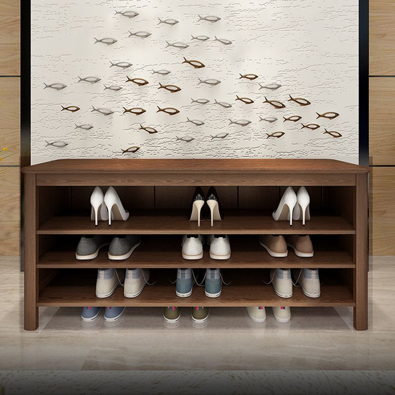 モダンなゴム製のベンチ長方形14インチの靴の保管付きベンチ