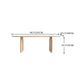 Oval Double Pedestal Modern Table Solid Wood Fixed Table for Home Use Clearhalo ' dining_table' 'Dining Tables & Seating' 'Dining Tables' 'furn' 'furn_dining_table' 'Furniture' 'furniture_dining_table' 'Kitchen & Dining Furniture' 'kitchen&dining_furn' 'kitchen' 'kitchen_dining_table' 1200x1200_0fa6033a-51b9-4c8b-bbd4-b3c04422f3e8