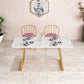 Marble Sled Base Dining Collection Industrial Style Dining Table for Home Clearhalo ' dining_table' 'Dining Tables & Seating' 'Dining Tables' 'furn' 'furn_dining_table' 'Furniture' 'furniture_dining_table' 'Kitchen & Dining Furniture' 'kitchen&dining_furn' 'kitchen' 'kitchen_dining_table' 1200x1200_0fa6b0bb-804a-4de8-b0c6-87e0e59aacfe