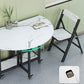 Modern Tripod Base Dinette Table Chipboard Folding Table Home Furniture (only Table) Clearhalo 'Dining Tables & Seating' 'Dining Tables' 'dining_table' 'furn' 'furn_dining_table' 'Furniture' 'furniture_dining_table' 'Kitchen & Dining Furniture' 'kitchen' 'kitchen_dining_table' 1200x1200_0fa7151c-5d94-4363-b85c-ddce0b1f2612