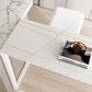 1/2/3/5 Pieces Bar Stool and Table Set White Oval Pub Table Set