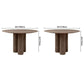 Round Shape Contemporary Dining Table Wood Color Fixed Table of Solid Wood Clearhalo ' dining_table' 'Dining Tables & Seating' 'Dining Tables' 'furn' 'furn_dining_table' 'Furniture' 'furniture_dining_table' 'Kitchen & Dining Furniture' 'kitchen&dining_furn' 'kitchen' 'kitchen_dining_table' 1200x1200_0fa86210-d59a-4268-ad01-c95d3db12419