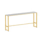 Rectangular Bar Height Table White Faux Marble Top Bistro Pub Table Clearhalo 'Bar Furniture' 'Bar Tables' 'bar_tables' 'furn' 'furn_bar_tables' 'Furniture' 'Kitchen & Dining Furniture' 1200x1200_0fa8a616-1ef5-497c-a906-4e954196dd8c