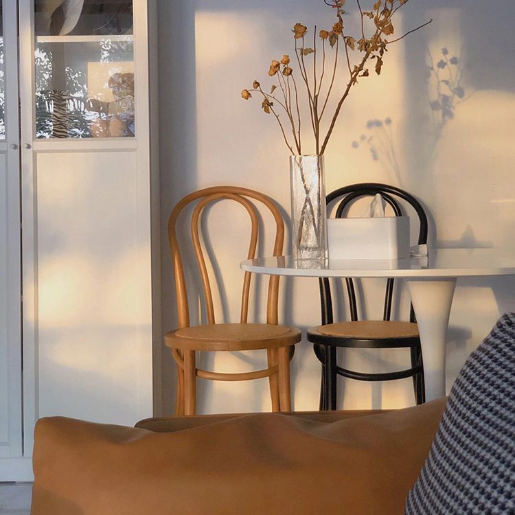 Contemporary Solid Beech Wood Chair Windsor Back Side Kitchen Dining Chairs Clearhalo ' kitchen&dining_furn' 'Dining Chairs' 'Dining Tables & Seating' 'dining_chair' 'furn' 'furn_dining_chair' 'Furniture' 'furniture_dining_chair' 'Kitchen & Dining Furniture' 'kitchen' 1200x1200_0fa9e8a5-491f-4bd8-811e-54e73572045f