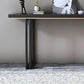 Tabella della console rettangolare moderna Tabella di divano console in nero