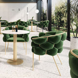 Glam Sintered Stone Dining Room Set with Round Table and Gold Leg Formal Dining Table Furniture Clearhalo 'Dining Room Sets' 'Dining Tables & Seating' 'dining_room_set' 'furn' 'furn_dining_room_set' 'Furniture' 'furniture_dining_room_set' 'Kitchen & Dining Furniture' 'kitchen&dining_furn' 'kitchen' 1200x1200_0faa85fc-fbae-4eb0-81d1-ac0367733d6b