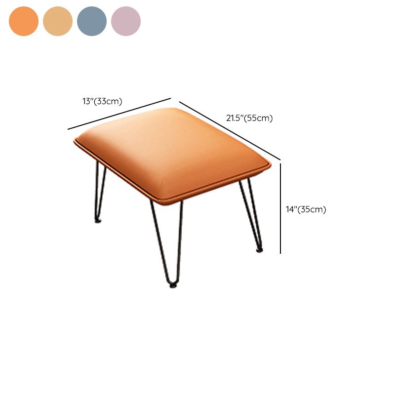 Moderne rocker gestoffeerde knop-knoop met donkere benen wingback rocker stoel