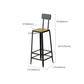 Armless Dining Stool Contemporary Bar Stool with Black Metal Base Clearhalo 'Bar Furniture' 'Bar Stools' 'bar_stools' 'furn' 'furn_bar_stools' 'Furniture' 'Kitchen & Dining Furniture' 1200x1200_0fac9076-7b58-41d4-a41a-80f941b8a0ae