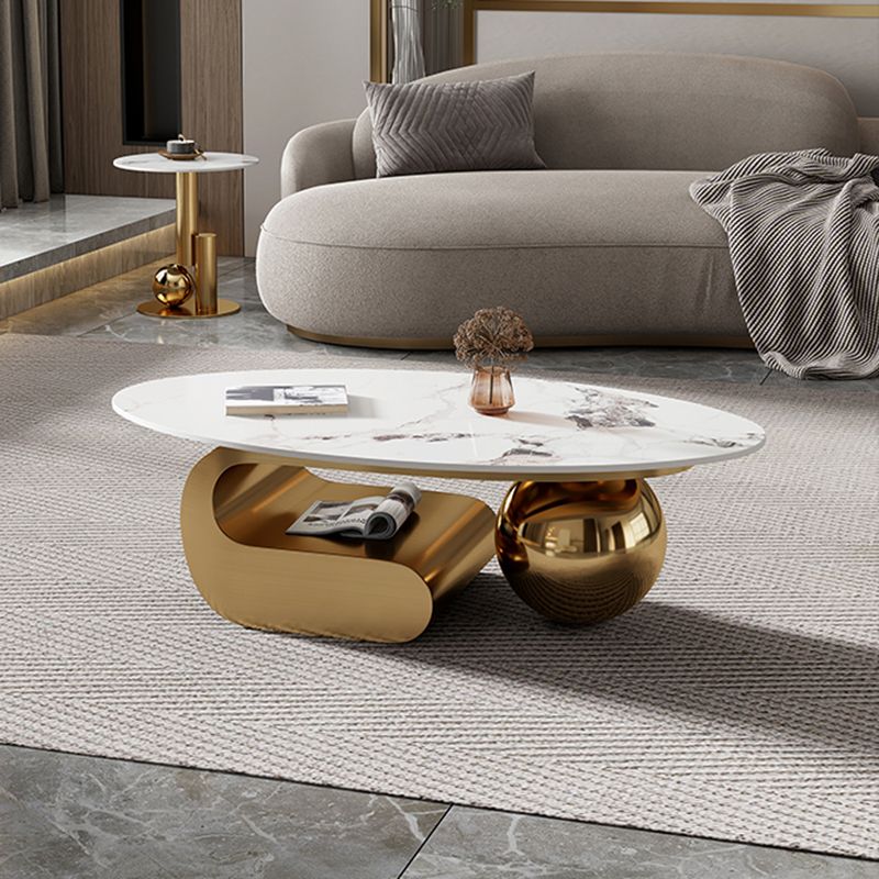 Slate Top Bunching Tables Abstract Coffee Cocktail Table with Storage Drawers Clearhalo 'Coffee & Accent Tables' 'Coffee Tables' 'coffee_tables' 'furn' 'furn_coffee_tables' 'Furniture' 'Living Room Furniture' 1200x1200_0fae0660-6a63-4a02-9465-834affe87d7e