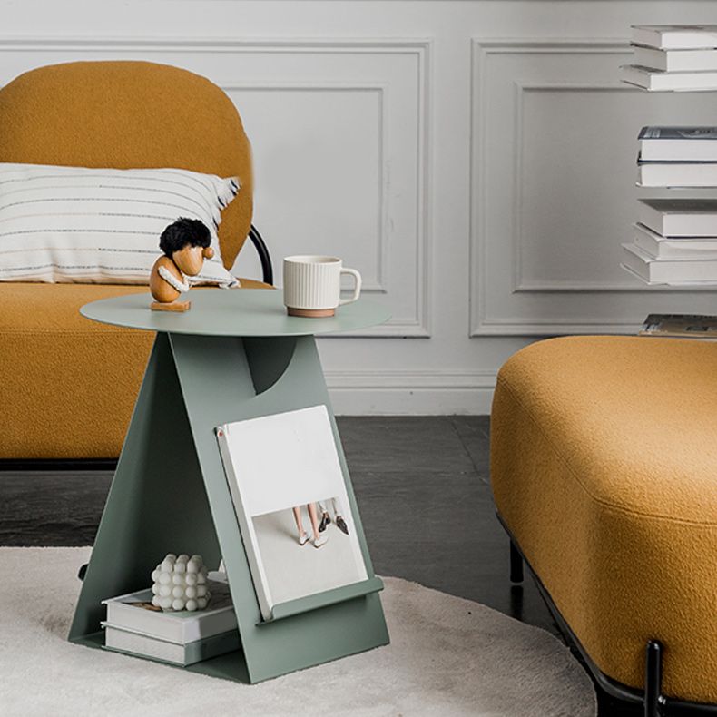 Mesa de metal de la tabla final abstracta de mediados de siglo MESTERA MEDIA PARA SOFA